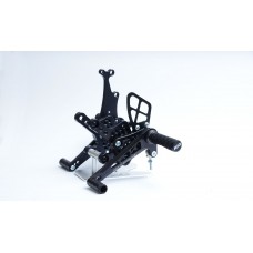 R&G Racing Rearsets (road & race gearbox - leave off front sprocket cover for race fitment) for Kawasaki ZX-10R '16-'22, ZX-10RR '21-'22